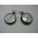 A. Gold London Universal English Lever; A Hallmarked Silver Cased Openface Pocketwatch; together