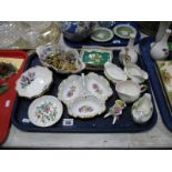 Aynsley Dish, Wedgwood, Abbeydale, Hammersley, Wade Whimsies, etc:- One Tray