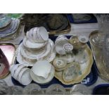 Radford Teaware, Edwardian blush ivory trinket set:- One Tray