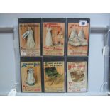 Fifty Early XX Century Birn Brothers London Series Chromo-Litho and Embossed Picture Postcards, very