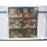 Twenty Seven Early XX Century Coloured Picture Postcards on an Animal Theme, including scenes of