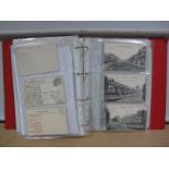 Palmers Green- Collection of Mainly Early XX Century Cards, in a ring binder. With many local street