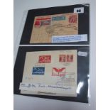 Switzerland - Three Air Covers 1926-1933, firstly 1926 Zurich to Athens flight cover with "