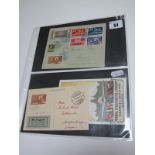 Switzerland - a Group of Three 192301924 Air Covers, a scarce 1923 Air cover with SG 319, SG 321 and