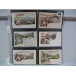 Twenty One PH and Suchard Chocolate Advertising Cards, from the early 1900's. Sixteen mint and