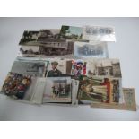 An Interesting Group of Postcards with some Sheffield interest, Boer War and topographical photo