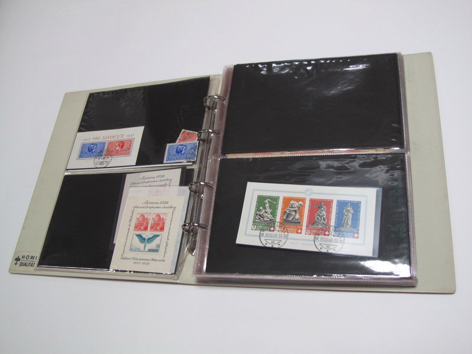 Stamps - Collection of Switzerland Mini Sheets. An exceptional collection of the mini sheets of