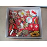 Bundesjeier Badges, a small box of Bundesjeier charity (Pro Patria) badges, together with related