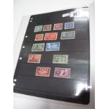 Switzerland Stamps - 1945 PAX Set SG 447-459 Fine Used Set, cat £1200, with corner fault on cheap