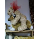 A Large Modern Collectable Bear by Speedy Bears Switzerland "Sam", with jointed limbs, golden