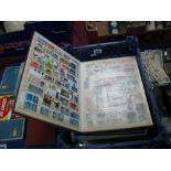 Two Well Filled Stock Books and Oddments of All World and GB Stamps. The later regularly being