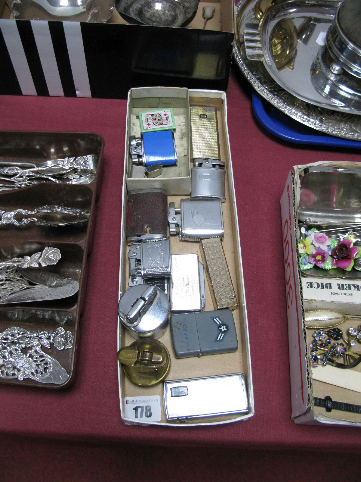 A Collection of Assorted Cigarette Lighters, including Ronson, Rolstar, Mosda "500", Colibri, etc.