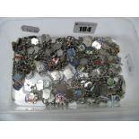 A Collection of Assorted Charm Bracelets, each suspending various enamelled souvenir shield
