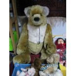 A Large Modern Deans Bear, with swivel head and jointed limbs, 92cms high.