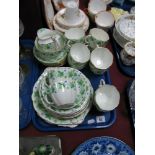 Royal Crown Derby Ivy pattern Tea Ware, of forty pieces:- One Tray