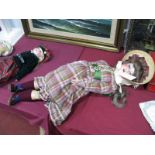 Armand Marseille of Germany, Bisque Head Doll, with composition articulated body, sleepy eyes,