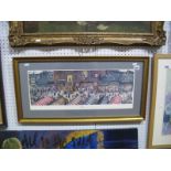 Terry Gorman Signed Limited Edition Print, 59/350, "Market Day", signed lower right.