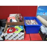 Over 300 45RPM's and EP's, circa 1960's and later including picture discs, coloured vinyl, rock