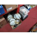 A Quantity of CD's, spotlight, table lamps and shades, etc. (4) (Untested, Sold for Parts Only)