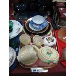 Carlton Ware Australian Design Tea for Two Set, Piazza plate, Limoges, other ceramics:- One Tray