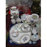 A Collection of Decorative China, by Wedgwood, Coalport, Spode etc including Rosemeade, Swallow,