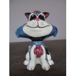 A Lorna Bailey Cat, limited edition No4/50.