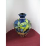 A Moorcroft Pottery Vase, decorated with the "Nauru" design by Emma Bossons, shape 3/4, limited