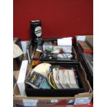 Breweriana, mainly Guinness memorabilia including badges, coasters, Will's dominoes, bridge set,