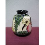 A Moorcroft Pottery Vase, decorated with the "Two Turtle Doves" design from the Twelve Days of