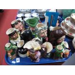 A Quantity of Sylvac Character Jugs, of varying sizes:- One Tray (15)