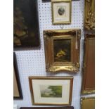 G. Whitfield Oval Oil of Birds, signed lower right, G. Roy oil on board of ducks, and