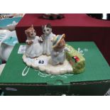 Beswick Ware by Royal Doulton Beatrix Potter Figure Group 'Mittens, Tom Kitten and Moppet', with