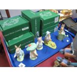 Beswick Ware by Royal Doulton Beatrix Potter Figures - 'Peter in the Watering Can', 'Peter