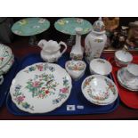 Aynsley "Cottage Garden" China Wares:- One Tray