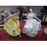 Royal Doulton Beatrice, HN3263 and Spring Song HN3446. (2)