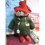 An Original Gabrielle Paddington Bear, complete with hat and label.