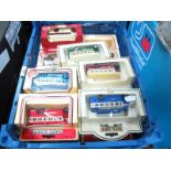 A Quantity of Diecast Buses by Lledo, all boxed.
