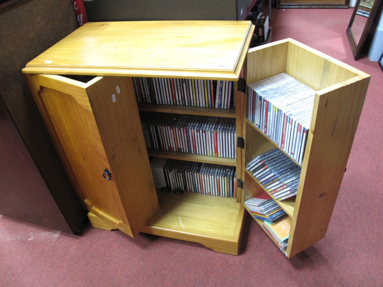 A Large Quantity of Mostly Classical CD's, (approximately 230 plus), contained in a fold out pine