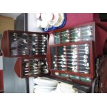 A Collection of Over One Hundred Electroplated and Stainless Steel Souvenir Teaspoons, all contained