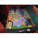 A Quantity of 1970's and Later Children's toys, books and associated items, including Matchbox 1-