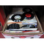 A Collection of 45RPM Records, mostly circa 1960-80's including The Darts, Roy Charles, etc:- One