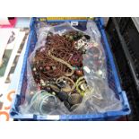 A Mixed Lot of Assorted Costume Jewellery:- One box