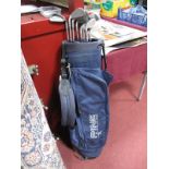 Ping Half Set of Golf Clubs and Bag.