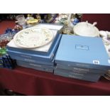 Wedgwood Calendar Plates, 1987, 88, 89, 90, 91, 92, 93, 94, 95, 96, 97, all boxed.