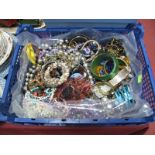 A Mixed Lot of Assorted Costume Jewellery:- One box
