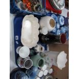 Aynsley, Poole, Lovatts, Hornsea, Spode vases, etc. :- One Tray