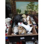 A Quantity of Resin Figures, including' cherished teddies, country artists :- One Box