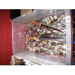 Large Quantity of Cutlery, napkin rings :- One Box