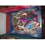 A Mixed Lot of Assorted Costume Jewellery :- One Box