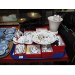 A Quantity of Boxed Spode China Ware, including vases, pin dish, trinket boxes, chamberstick etc.,